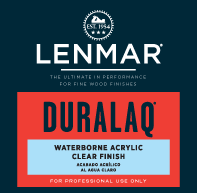DuraLaq® Waterborne Acrylic Clear Finish - Satin 1WB.104